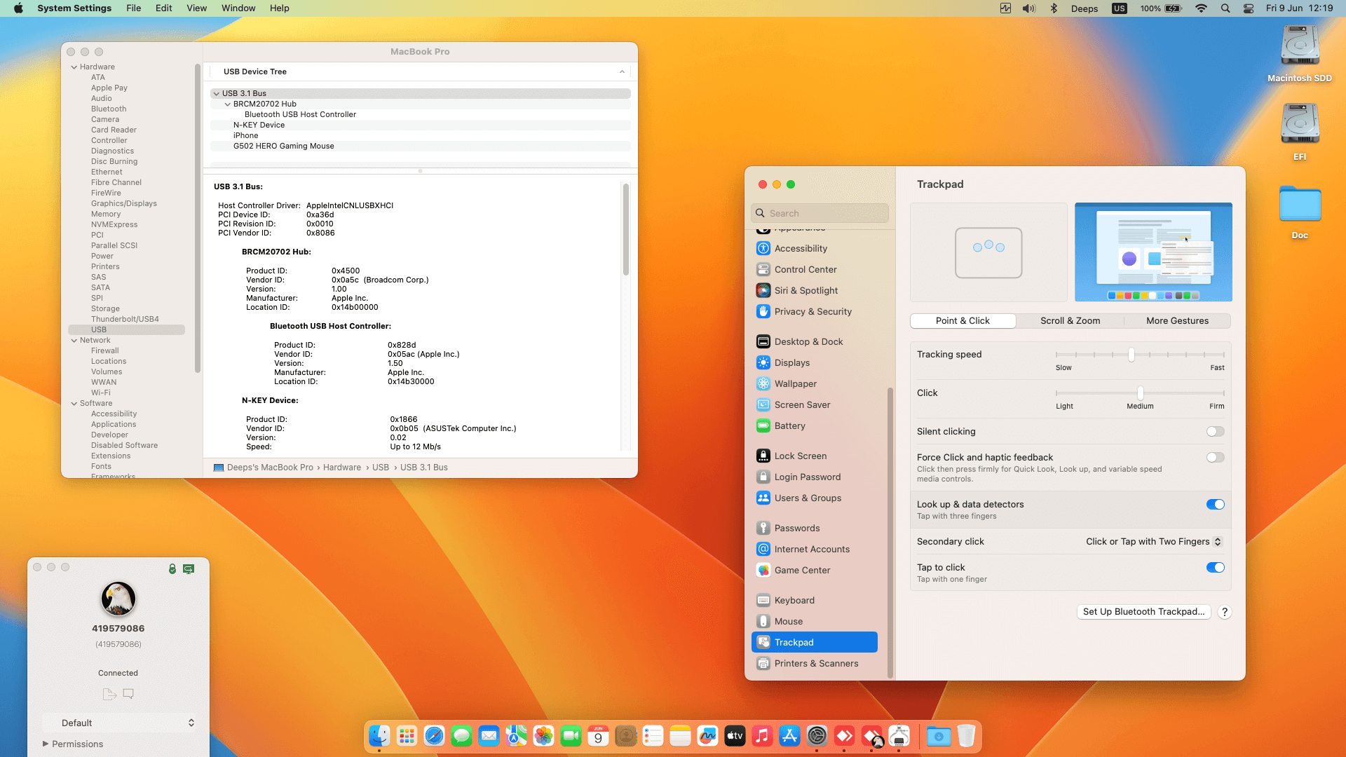 Asus ROG Strix Scar III G531GU 79BT6CS2 [CoffeeLake   Intel UHD 630 + I2C]   OpenCore 1